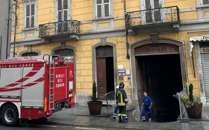 Mondovì: fuga di gas in corso Statuto