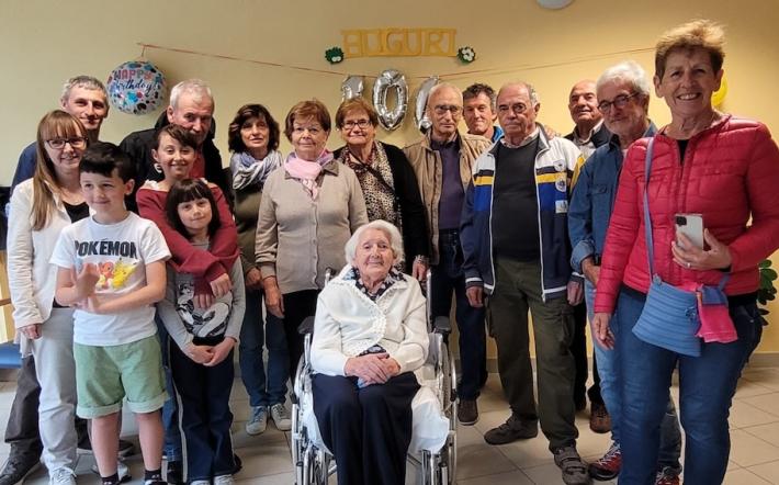 Garessio: nonna Pierina ha festeggiato il 104° compleanno