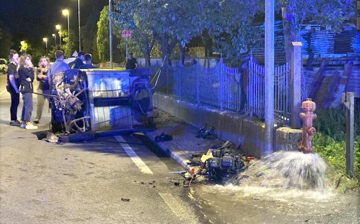 San Michele Mondovì, incidente stradale in via Torre: due feriti