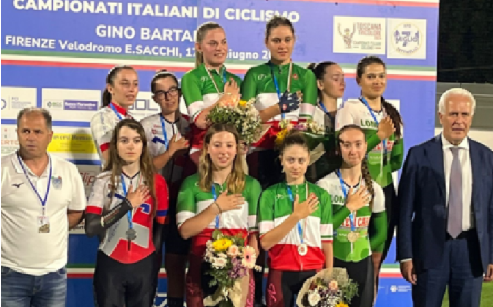 Bezzone argento velocità squadre