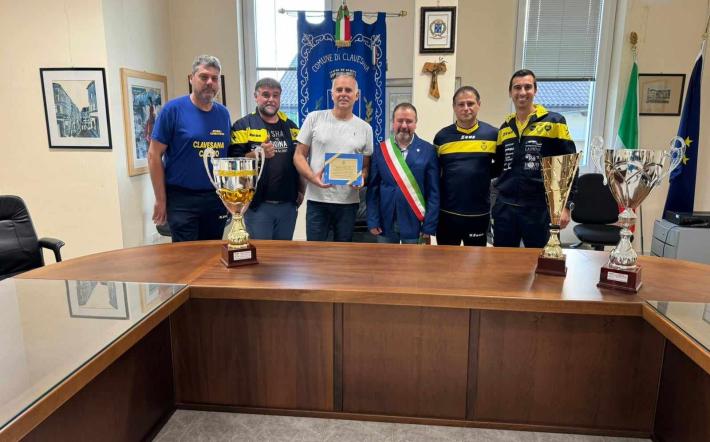 Calcio: dopo il &ldquo;triplete&rdquo;, il Clavesana Acsi premiato in Comune