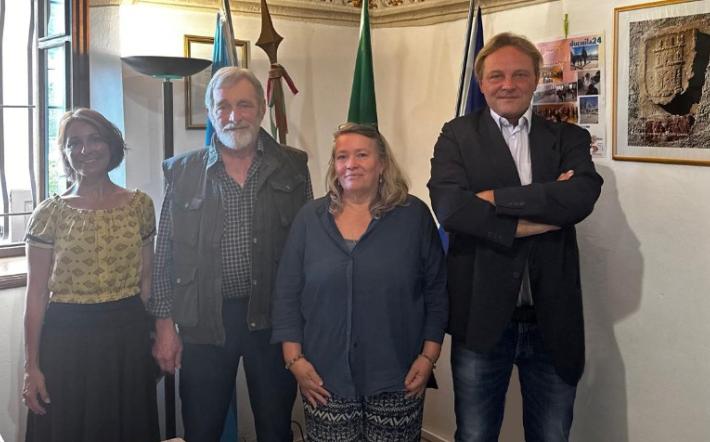 Marijke Haring Chang a Roburent per incontrare Emiliano e Piercarlo Negro