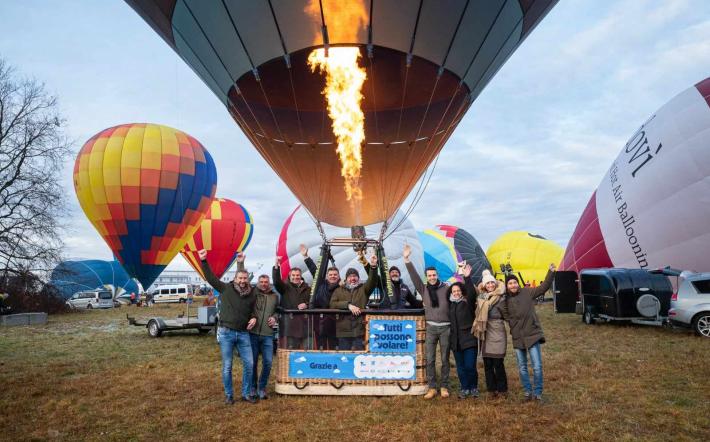 Partita da Carrù la raccolta fondi on-line per permettere a persone con disabilità di volare in mongolfiera