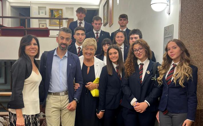 “Giolitti Bellisario Paire” all’inaugurazione nazionale dell’anno scolastico. A Cagliari ha rappresentato il Piemonte