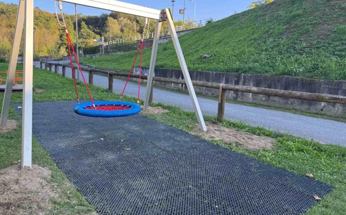 San Michele: nuovo gioco per bambini alla Polis