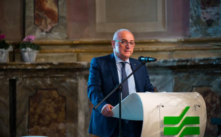 Il presidente Domenico Massimino