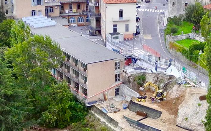 Mondovì, novità per l'Alberghiero a sei anni dalla frana: la Provincia procederà con il recupero dell'ala sud