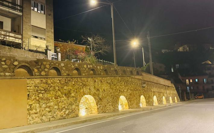 San Michele: conclusa la riqualificazione del muraglione storico