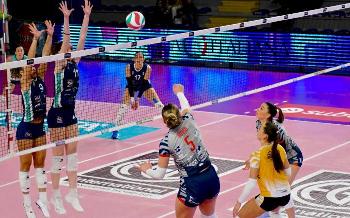 Castelfranco fa la voce grossa al PalaParenti: 3-1 alla Bam Mondovì