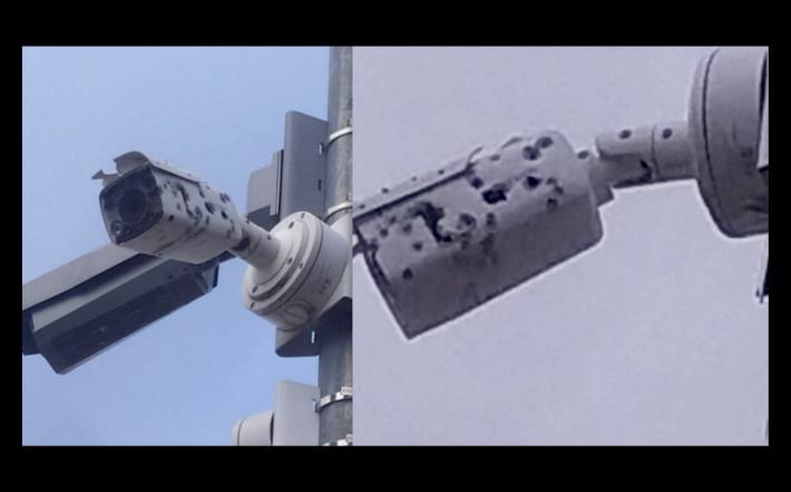 Garessio: spari contro la telecamera di sicurezza del Comune