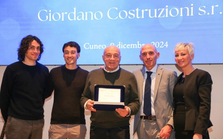 Giordano, di Mondovì, è imprenditore edile dell’anno
