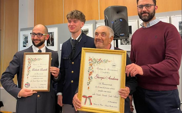 Chiusa Pesio: applausi e riconoscimenti al concerto della banda Vallauri
