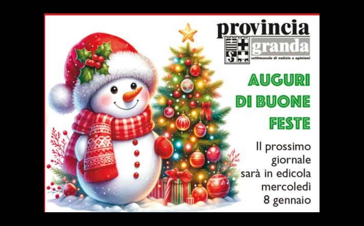 AUGURI DI Buone Feste! Con le notizie su carta ci rivediamo a gennaio, ma il SITO Internet &egrave; sempre aggiornato