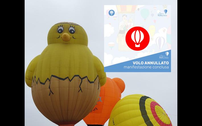 Raduno Mongolfiere 2025: il meteo mette la parola fine alla manifestazione