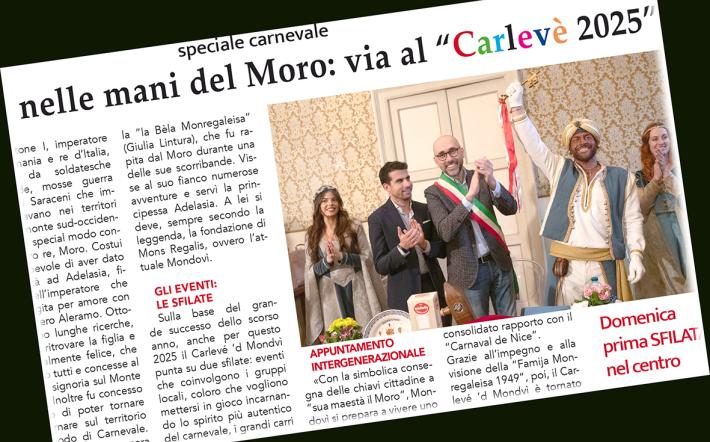 Mondovì, via al “Carlevè 2025”: 7 PAGINE SPECIALI DEDICATE ALLA FESTA DELLE MASCHERE