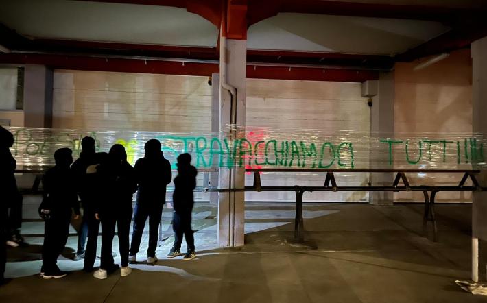 Carr&ugrave;: i  &ldquo;Compagni di Banksy&rdquo; rivendicano azione artistica- poetica