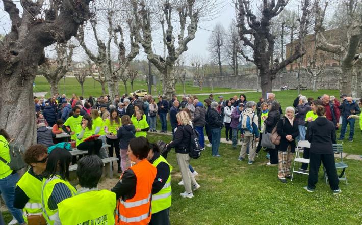 Vicoforte: in 150 alla camminata per il Parkinson