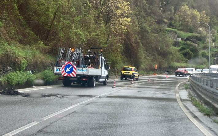 Ormea: chiuse le strade comunali per Albra ed Eca, senso unico alternato sulla statale 28