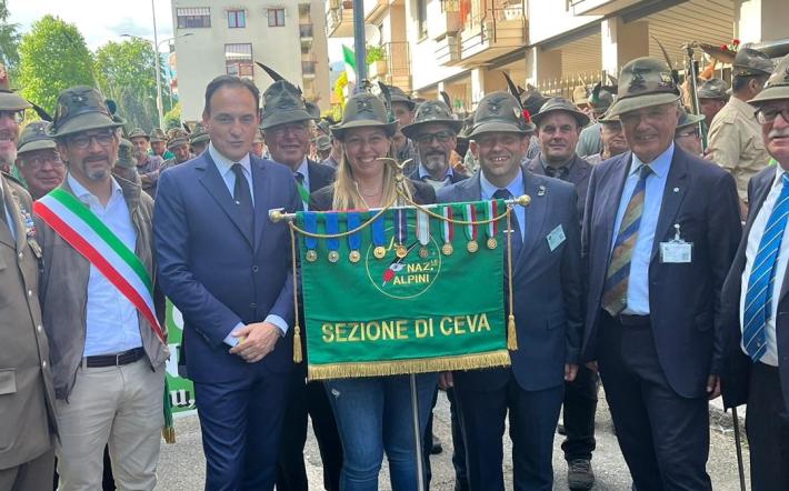 Adunata nazionale Alpini: penne nere di Ceva e Mondovì a Biella