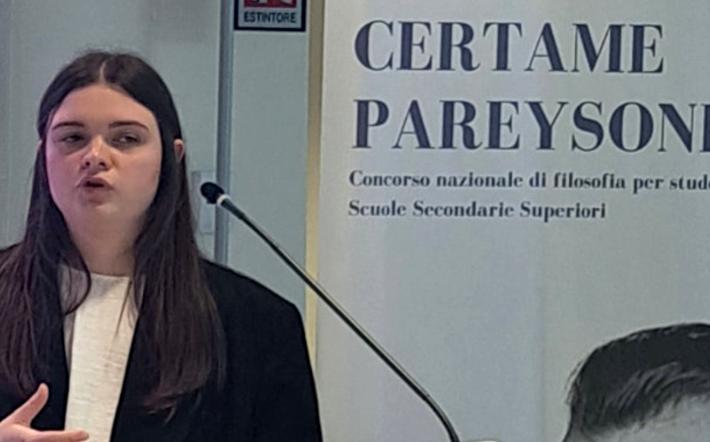 Certame Pareysoniano”: menzione d’onore pr studentessa dei Licei di Mondovì