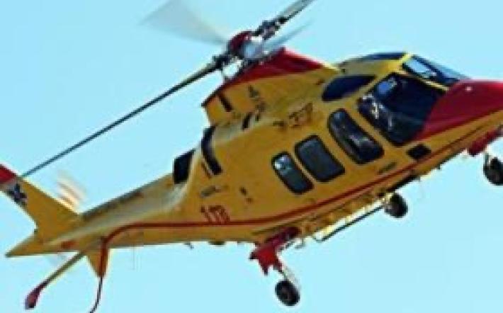  Viola St. Gré: 17enne soccorso dall’elicottero del 118 sulle piste down hill