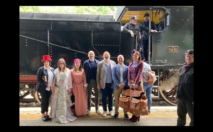 Il treno storico ha portato a Ceva la magia della locomotiva a vapore