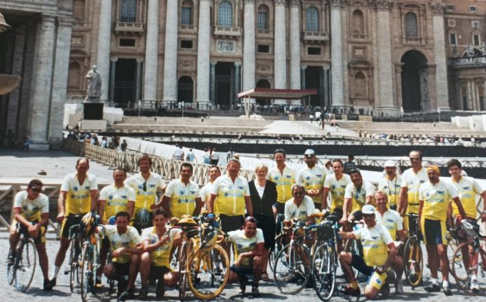 In bici da Morozzo a Roma per il Giubileo: un viaggio tra storia, passione e tradizione