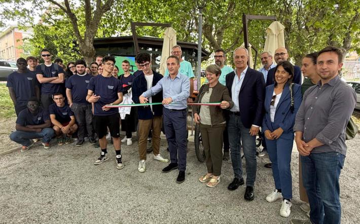 Mondovì: inaugurato il punto di ricarica e-bike del Landandè