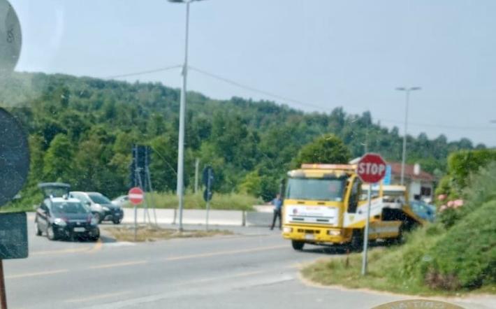 Incrocio delle Olle a Vicoforte: scontro tra due auto 