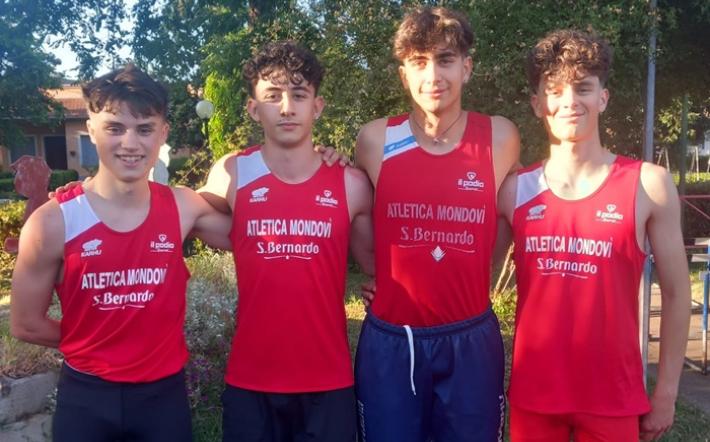 4x100 Allievi Mondovì