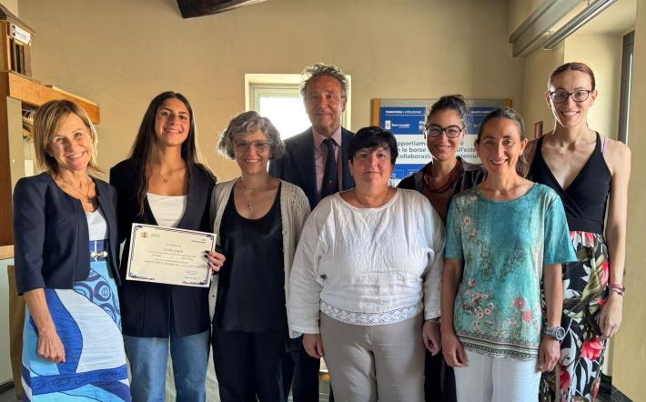 La garessina Cecilia Griglio premiata con la Borsa di studio Intercultura di Banco Azzoaglio