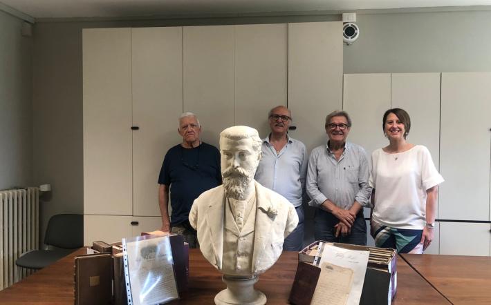 Vicoforte: donati al Comune documenti e un busto di Luigi Melano Rossi