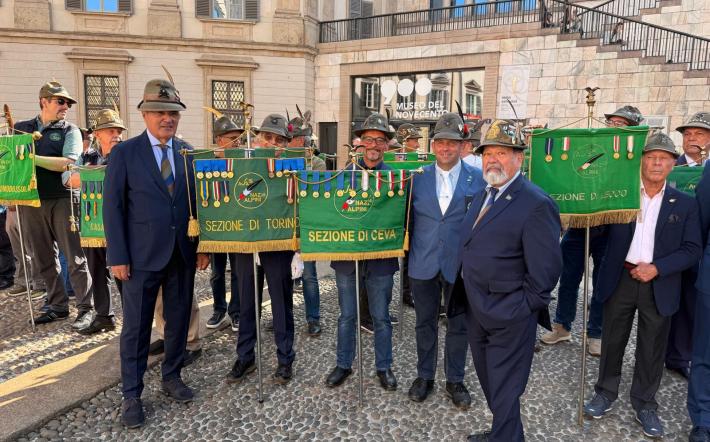 Gli Alpini di Ceva hanno celebrato i 106 Anni dell'ANA a Milano