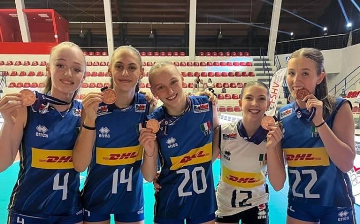 Borello e azzurre di Imoco