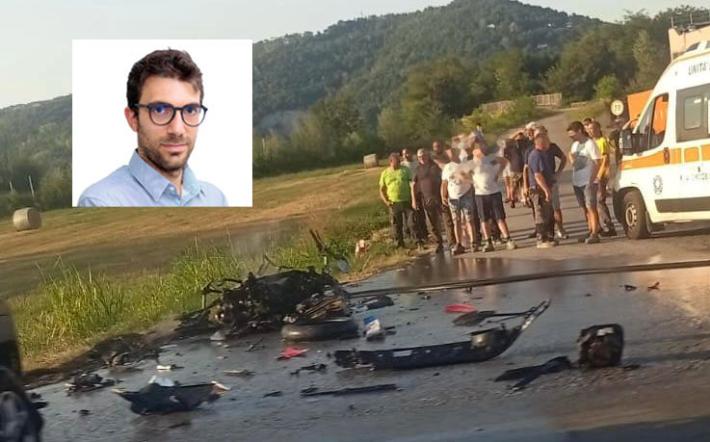 Matteo, perito informatico di Mondovì: è la vittima dell’incidente a Lesegno