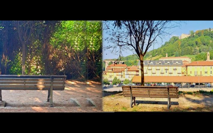 Mondov&igrave;, trova le differenze... prima e dopo l'intervento di Aib e Protezione Civile. "Chi verr&agrave; a veder ei Fuochi da qui?"