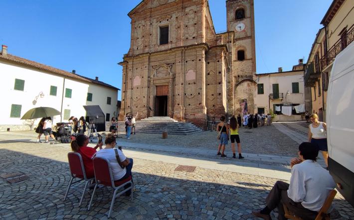 Priero set cinematografico per un cortometraggio internazionale 