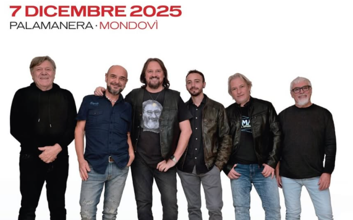 Mondovì, altro spettacolo con grandi nomi: i "Nomadi" il 7 dicembre al Palamanera per il Movì Festival Inverno