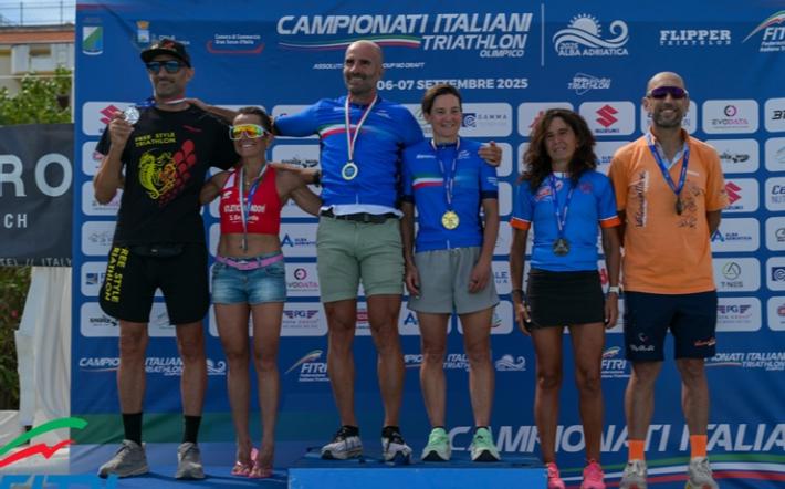 Giuliano seconda italiani triathlon
