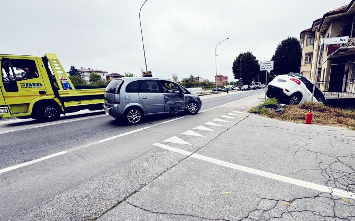 Mondovì: incidente in via Cuneo, una persona in ospedale 