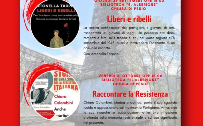 “80 anni di Libertà”, giovedì il primo incontro in Biblioteca con Antonella Tarpino