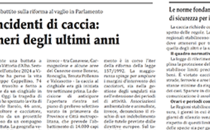 Caccia: le regole, i limiti, i comprensori. La morte del 46enne di Rocca de' Baldi e l'approfondimento di "provincia granda"