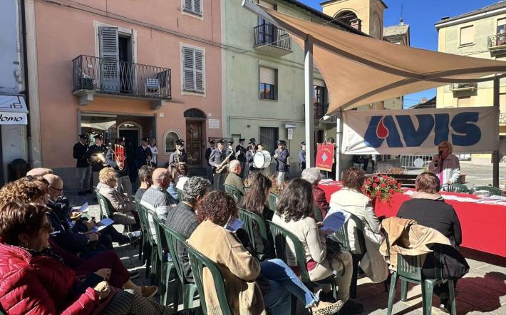 Chiusa Pesio ha celebrato i 45 anni di solidarietà del gruppo Avis