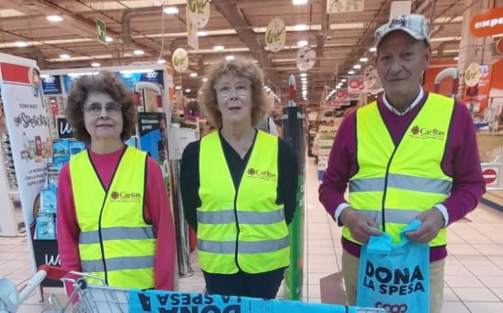 Dona la spesa a Mondovì: 830 kg di alimenti per la Caritas