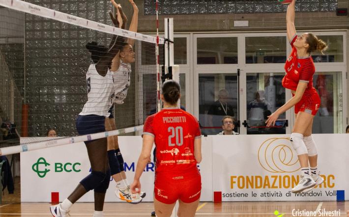 Giada Sangoi all'attacco - foto Cristiano Silvestri