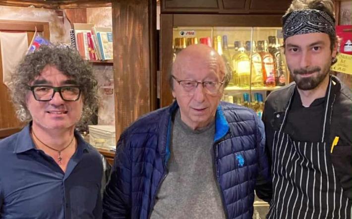 Luciano Moggi a Carrù tra calcio e buona cucina