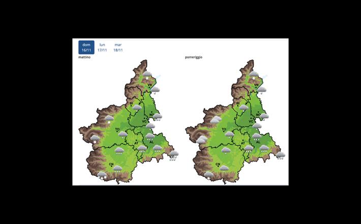 Meteo: precipitazioni deboli al mattino, in intensificazione nel pomeriggio