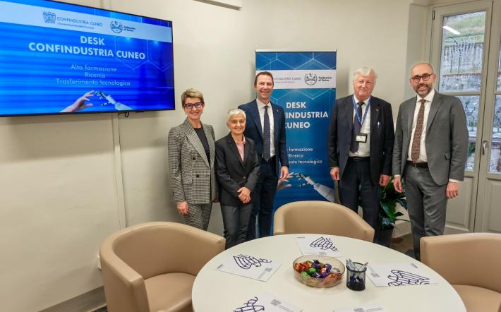 Inaugurato il desk informativo di Confindustria Cuneo  nella sede di Mondov&igrave; del Politecnico di Torino