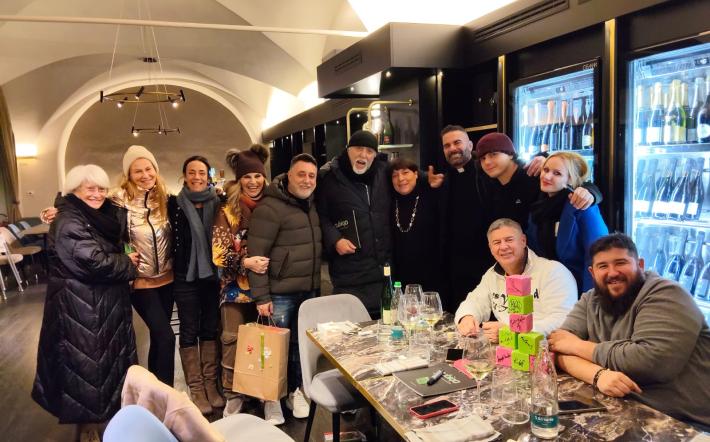 Mondov&igrave;: una cena con le Bocce Quadre per la troupe di &ldquo;Quella brava ragazza&rdquo;