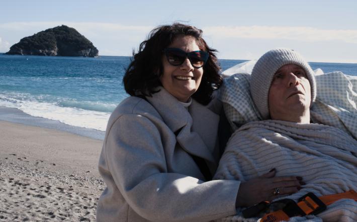 «Ho rivisto il mare, ora sono sereno». Abacus realizza il sogno di "Peppo”, malato di Sla